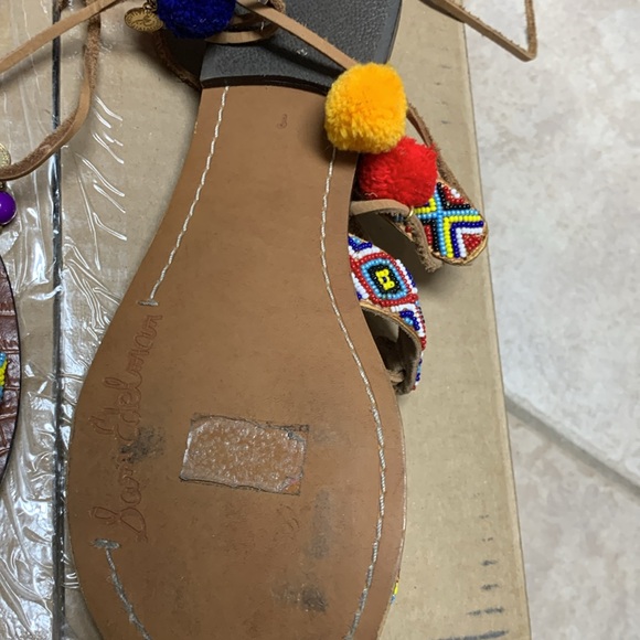 Sam Edelman Gretchen tassel lace up sandals - Picture 4 of 6